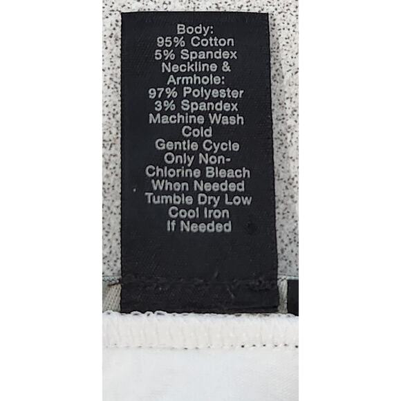 Ann Taylor White Satin Trim Scoop Neck Tank Top Small Lightweight Dressy Soft - Picture 6 of 7